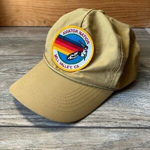 Aviator Nation Cap - tan